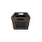 Small Espresso Crate with Chalkboard by Ashland®